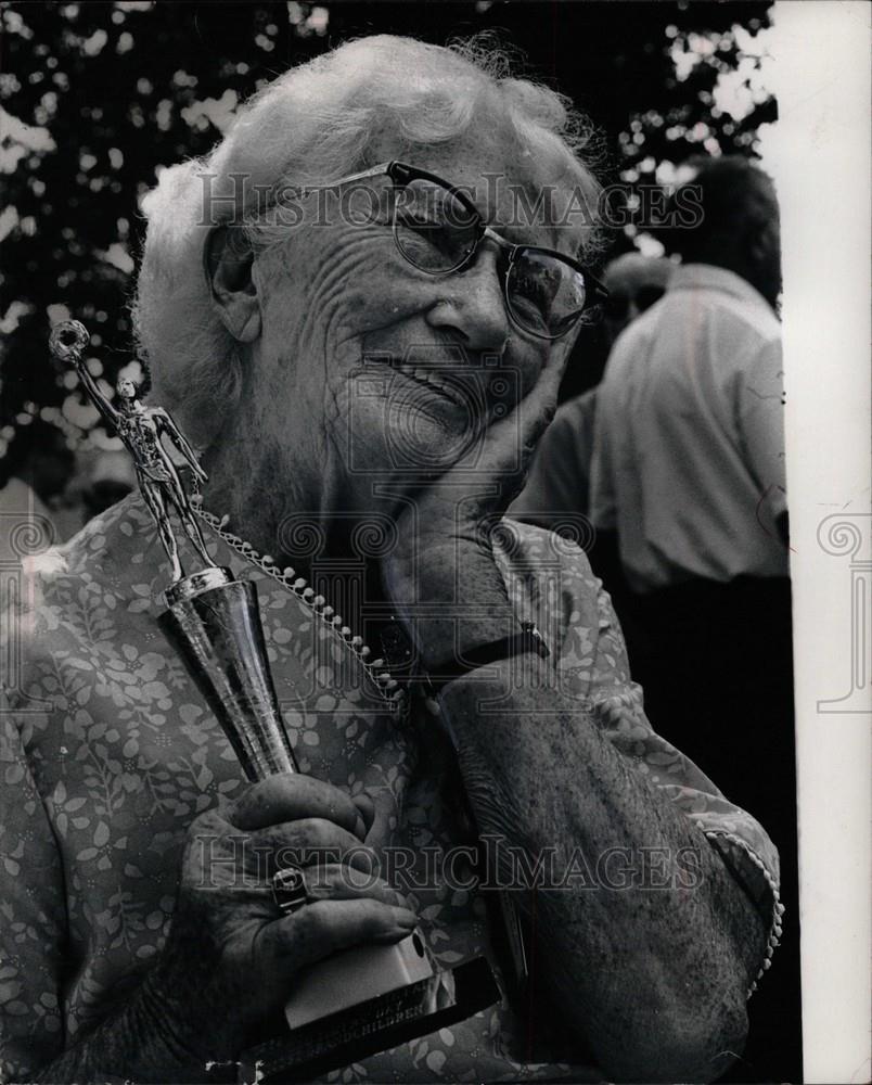 1969 Press Photo Frances Donaghy:Queen of fair grandmas - Historic Images