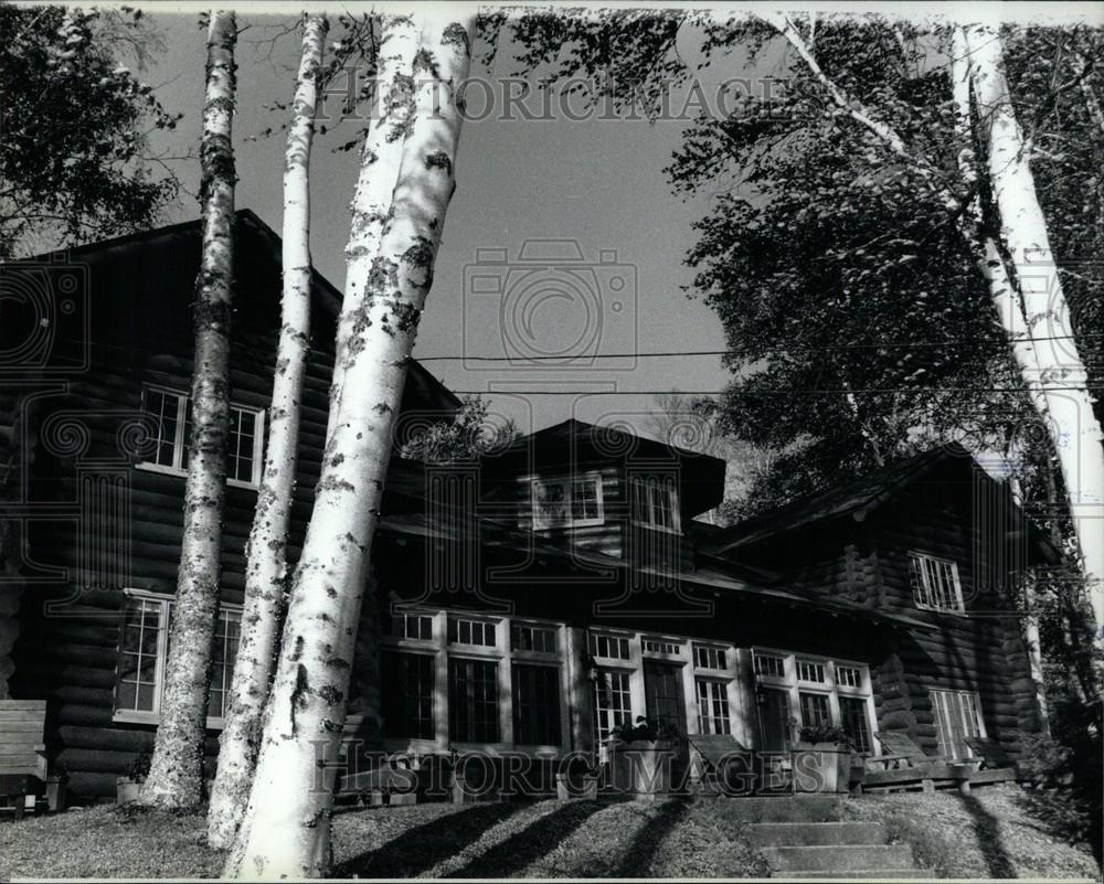 1991 Press Photo Michigamme Lake Lodge Marquette - Historic Images