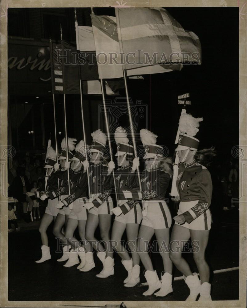 1966 Press Photo michigan state fair marching band - Historic Images