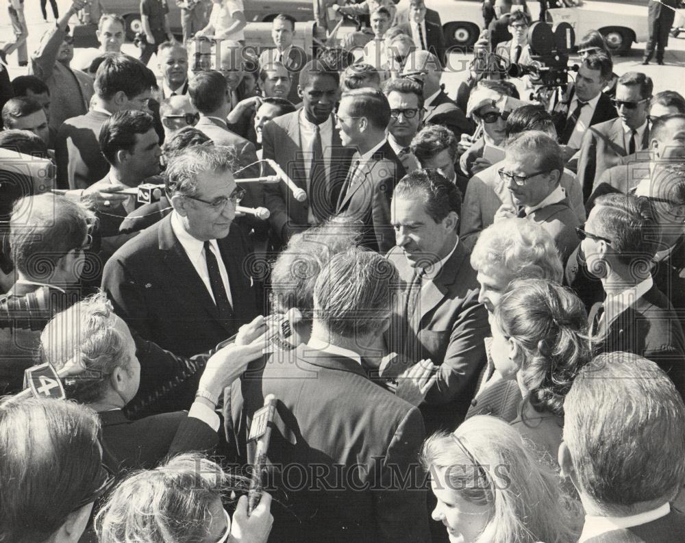 1968 Press Photo Richard Nixon 37th President USA - Historic Images