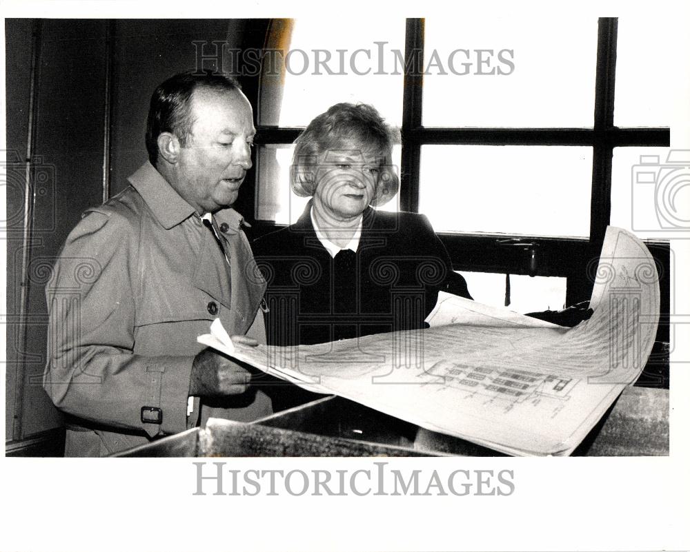 1989 Press Photo Richard &amp; Wendy Terry Developers - Historic Images