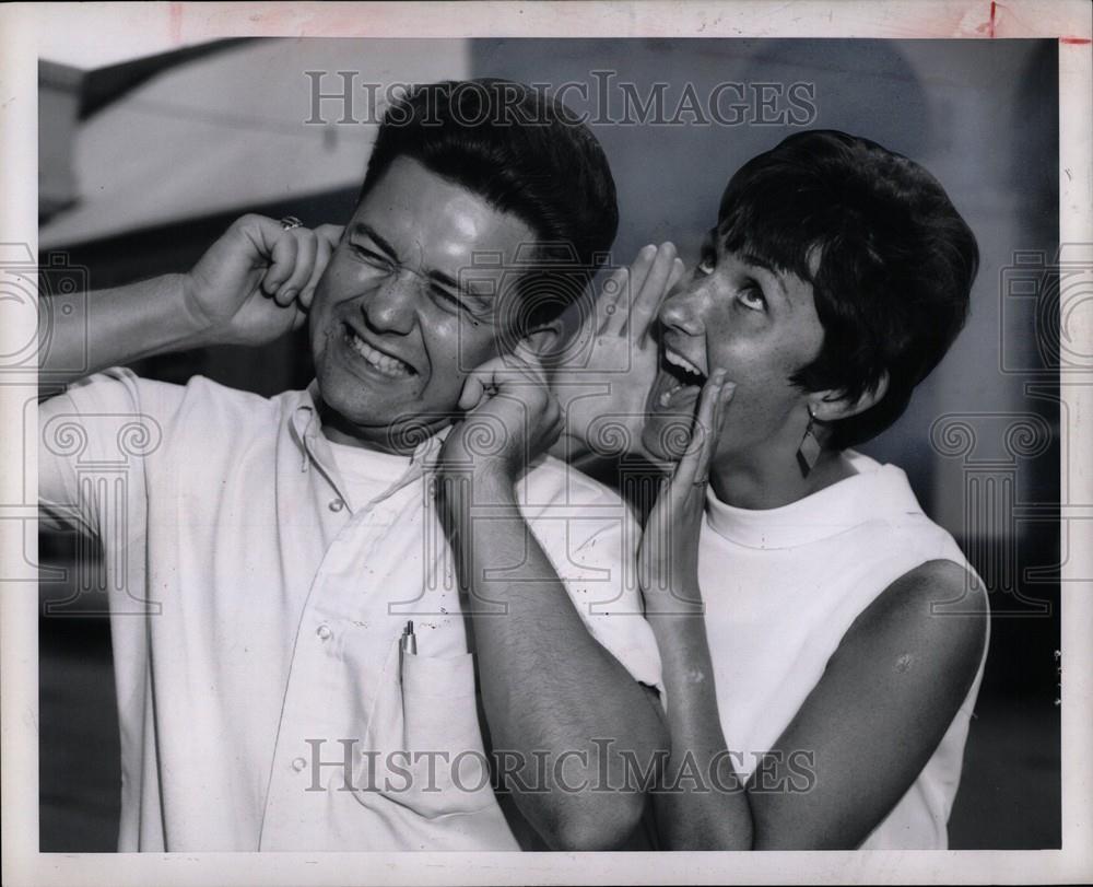 1966 Press Photo Carol Whalen Terry Calhoun state fair - Historic Images