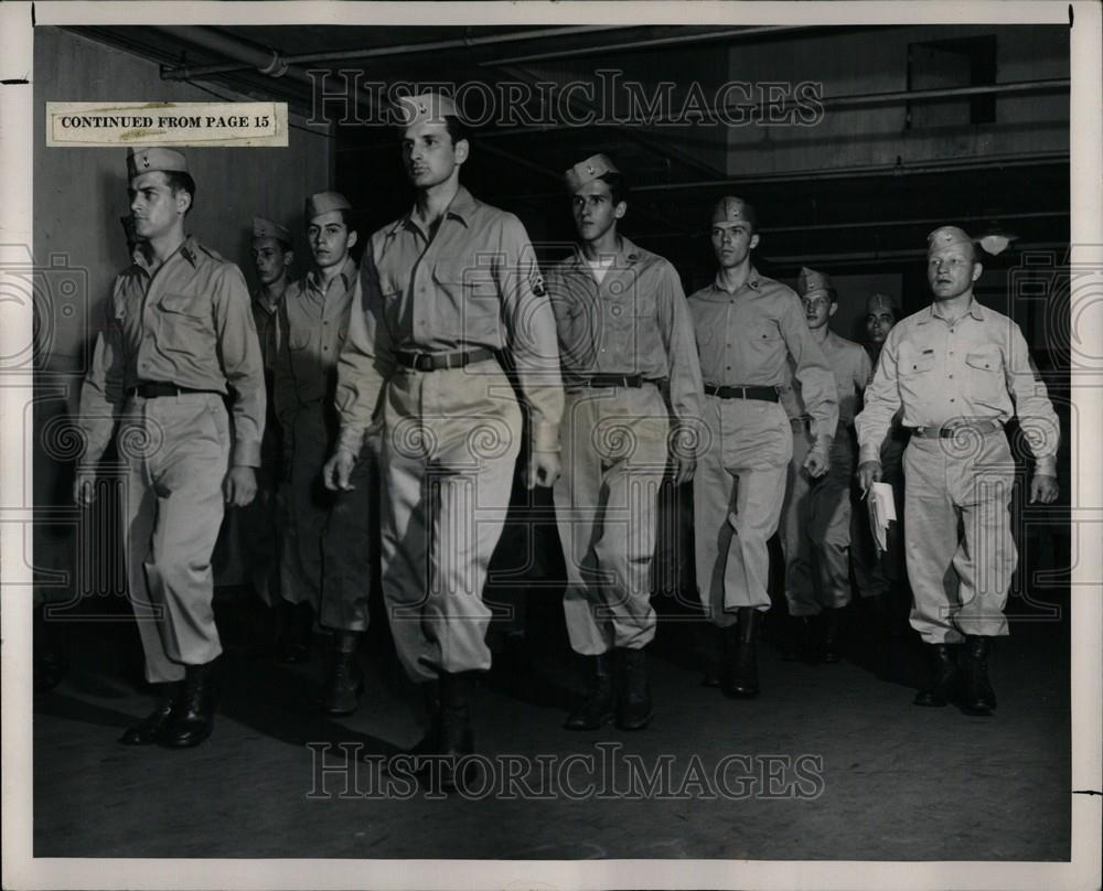 1948 Press Photo The Medics March - Historic Images