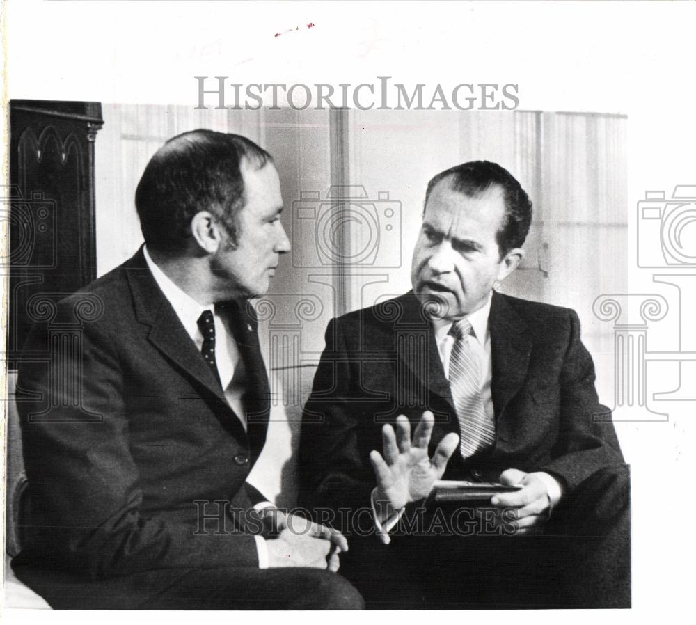 1969 Press Photo Richard Nixon President USA - Historic Images