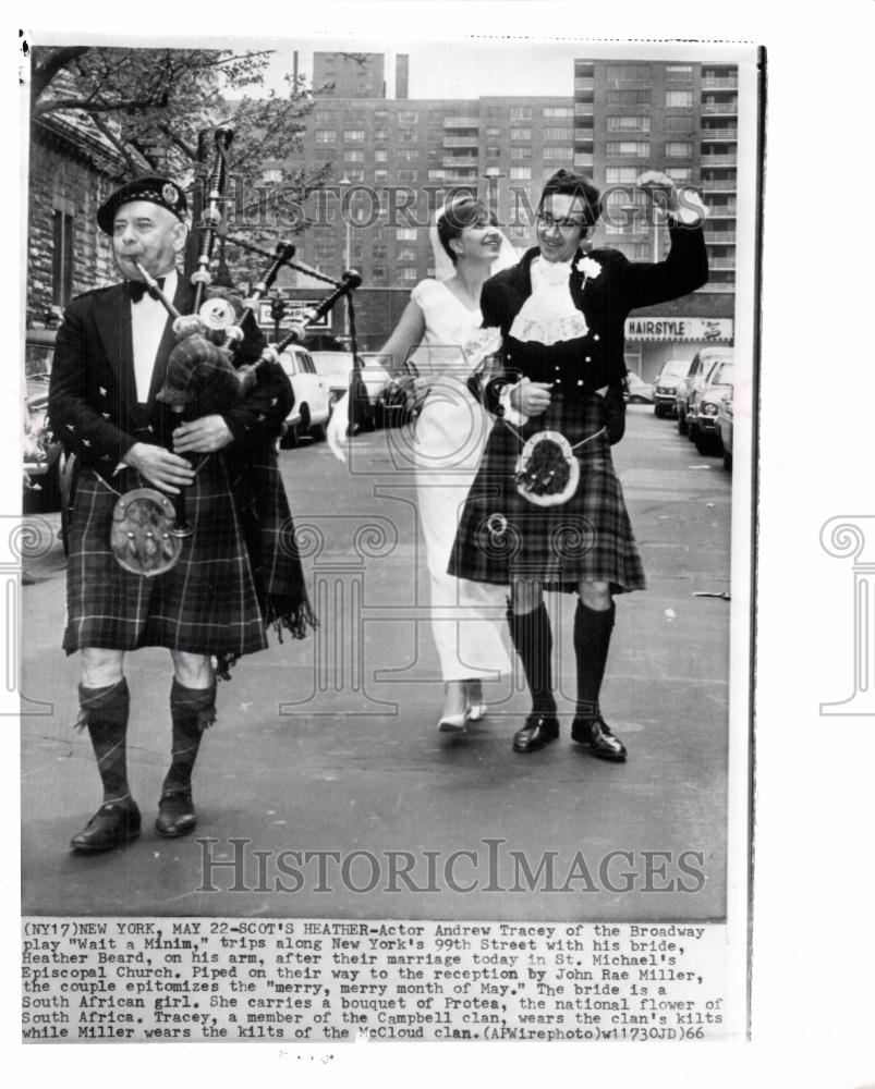 1966 Press Photo andrew tracey promoter composer actor - Historic Images