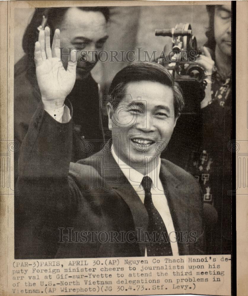 1973 Press Photo nguyen co thach foriegn minister - Historic Images