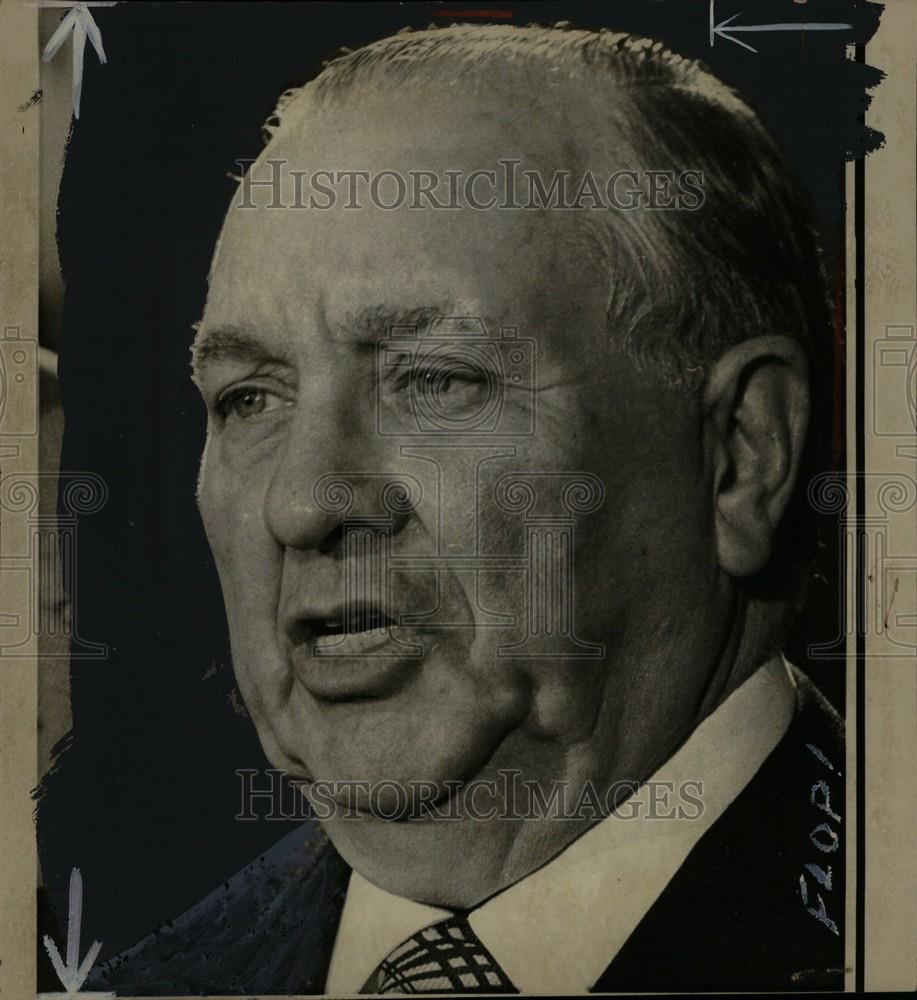 1971 Press Photo Mayor Richard J. Daley - Historic Images