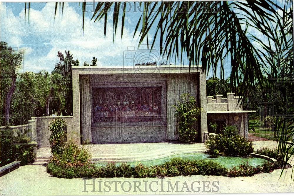 1970 Press Photo Last Supper Lake Wales Florida - Historic Images