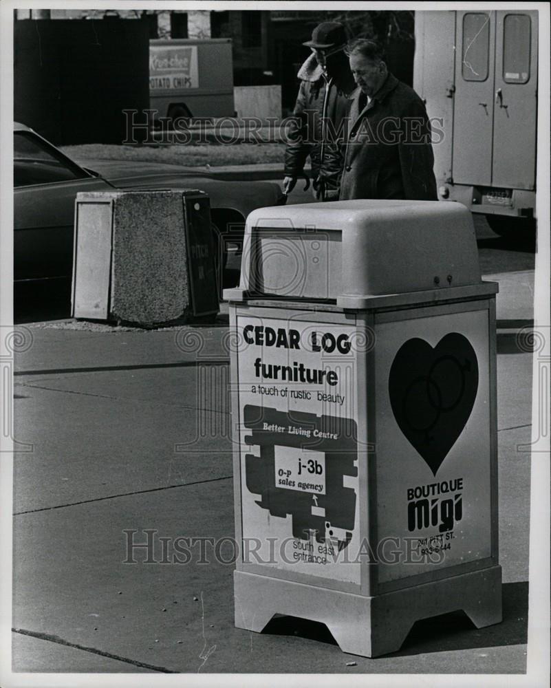 1978 Press Photo Litter basket  a stretcher or basket - Historic Images