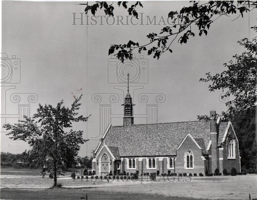 1977 Press Photo Methodist Children&#39;s Village  chapel - Historic Images