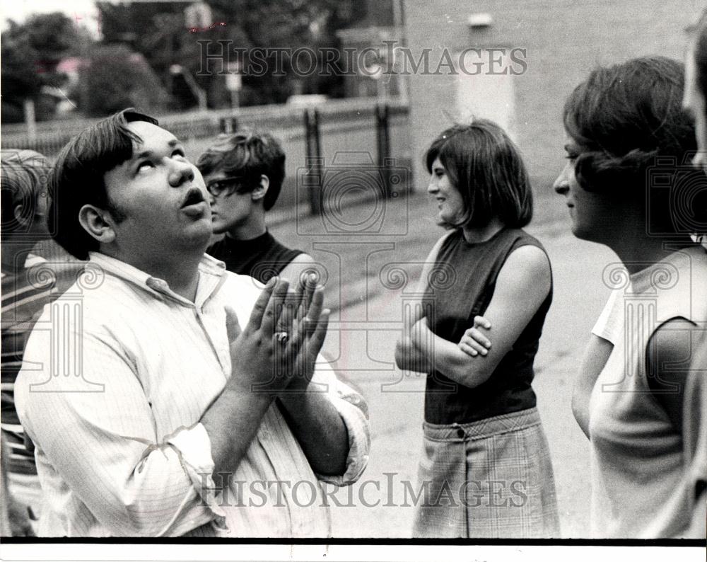 1969 Press Photo BW, Mercy College, Co-Ed, New York - Historic Images