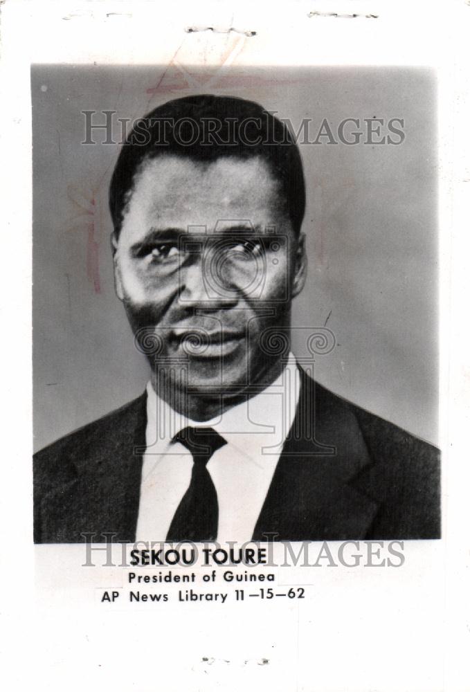 1965 Press Photo Sekou Toure President - Historic Images