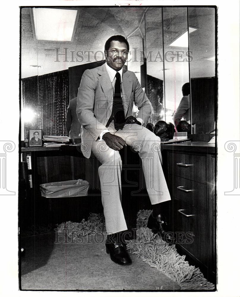 1974 Press Photo ATTORNEY CHARLES BROWN - Historic Images