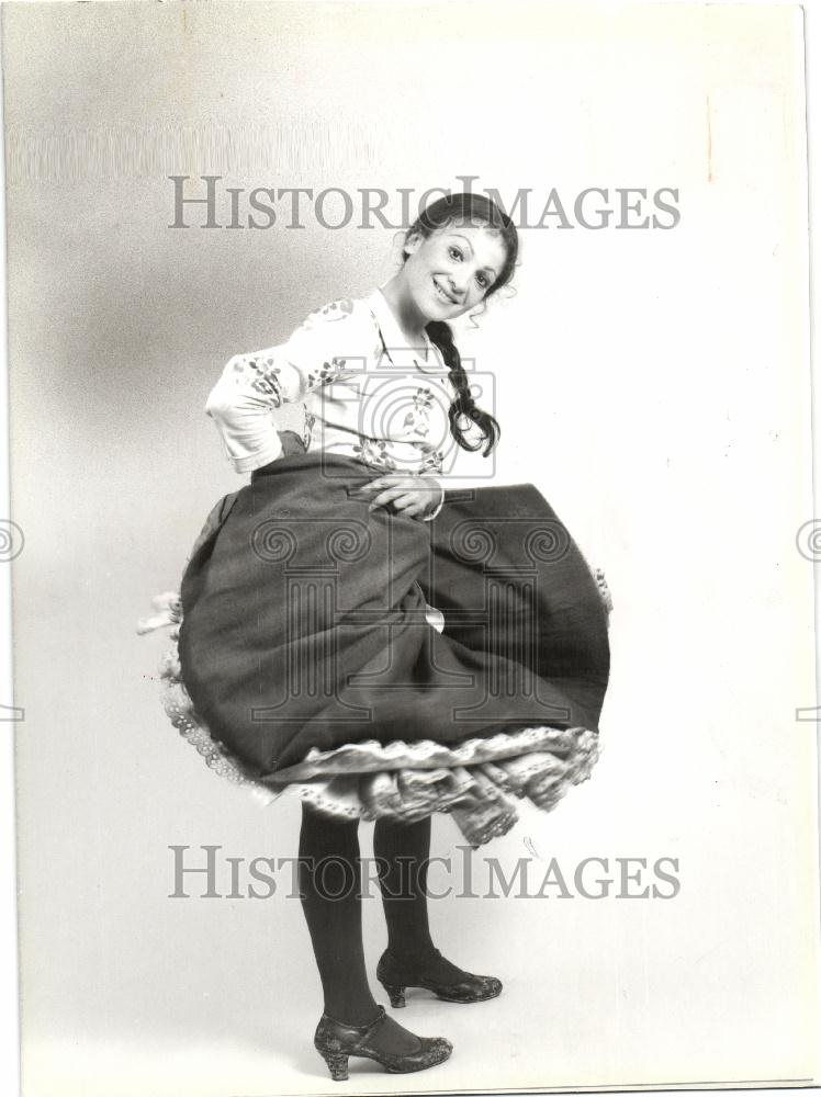 1979 Press Photo Teresa Stratas  Operatic Singer - Historic Images