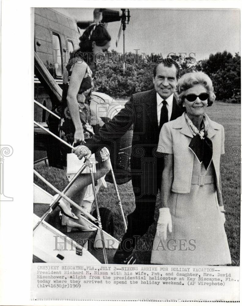 1969 Press Photo Richard Milhous Nixon President - Historic Images
