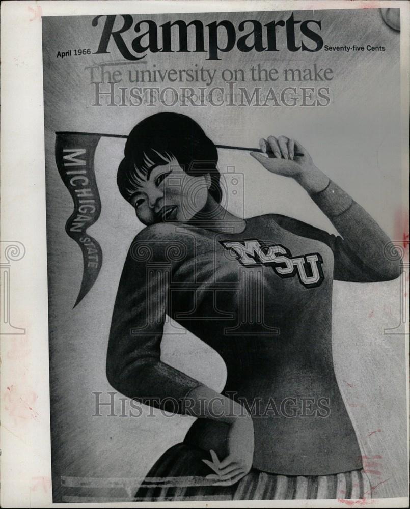 1972 Press Photo MSU Alumni Magazine - Historic Images