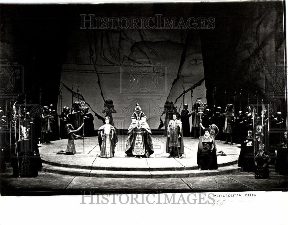 1986 Press Photo Verdi&#39;s Aida - Historic Images