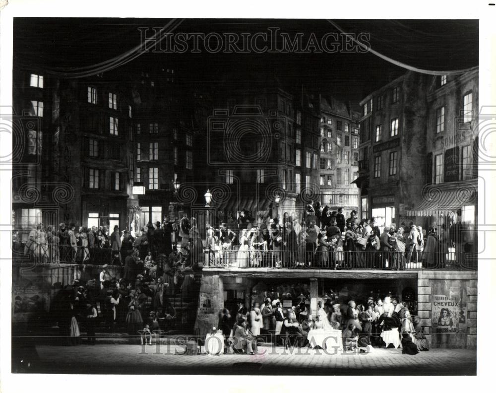 1983 Press Photo Puccini La Boheme Metropolitan Opera - Historic Images