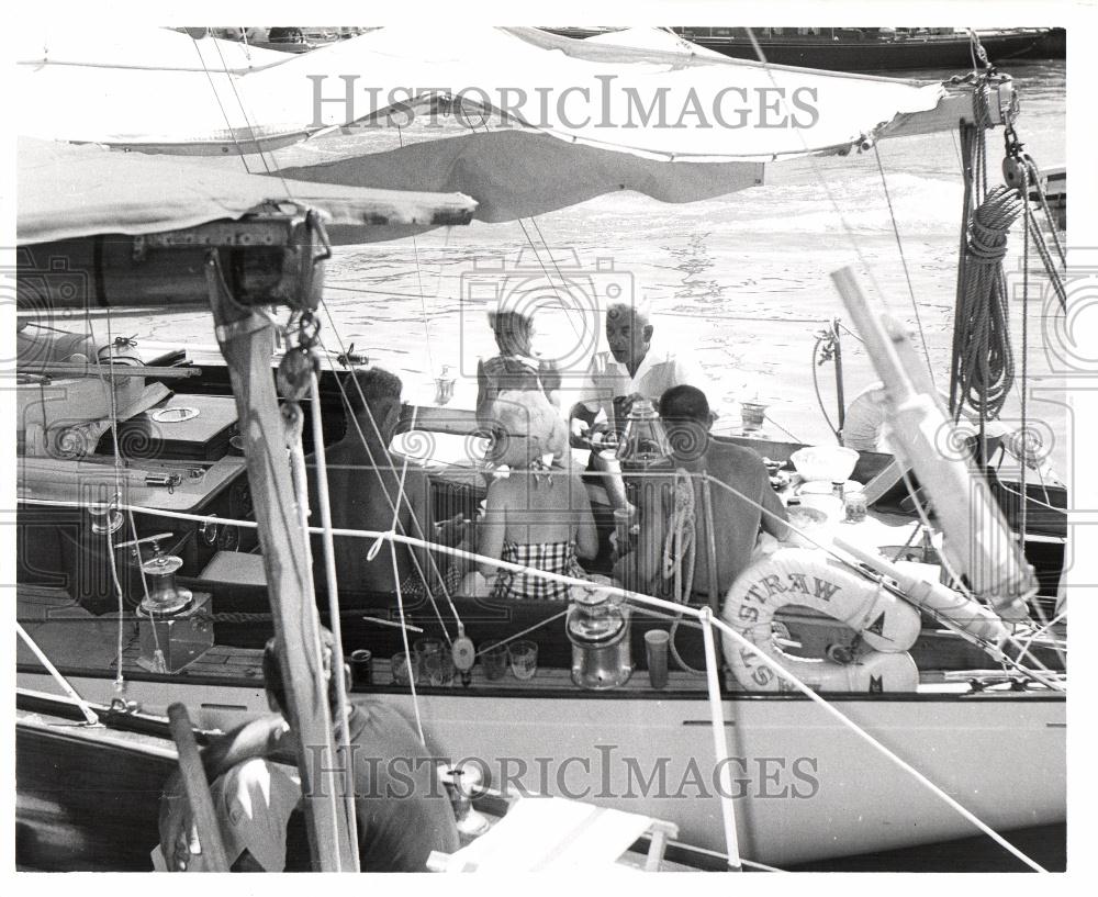 1960 Press Photo Last Straw boat - Historic Images