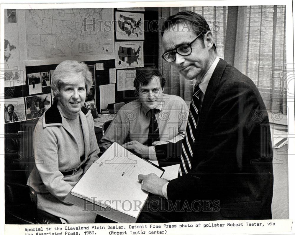 1976 Press Photo Barbara Bryant Robert Teeter - Historic Images