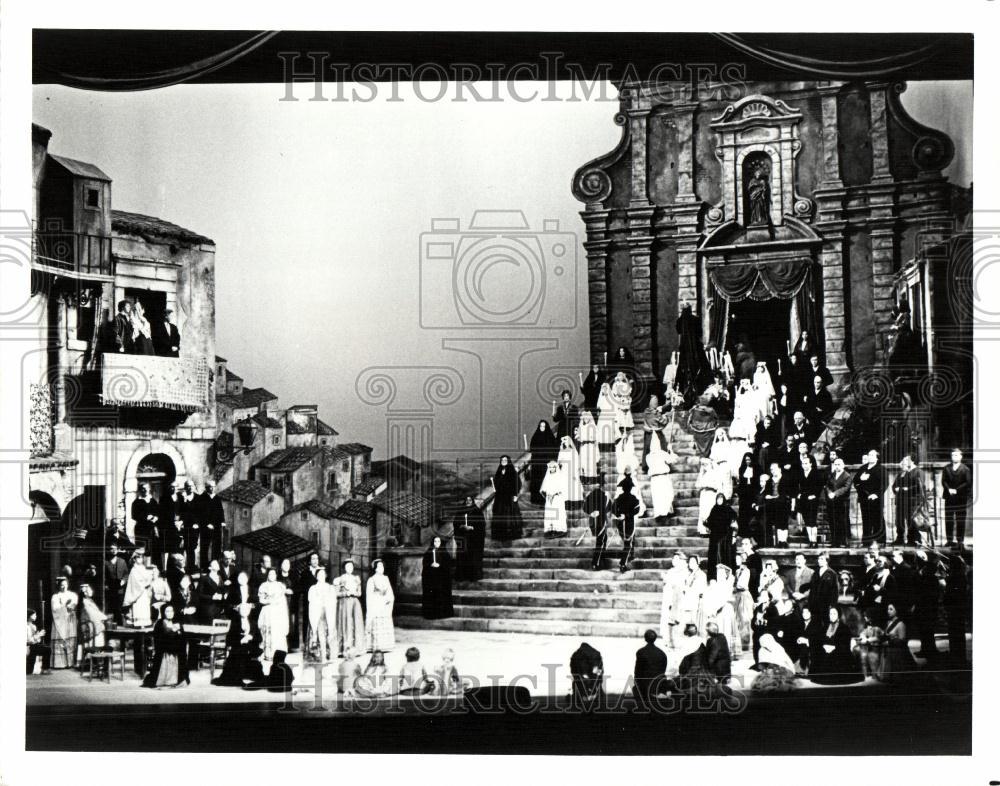 1981 Press Photo Cavalleria Rusticana,Metropolitan Oper - Historic Images