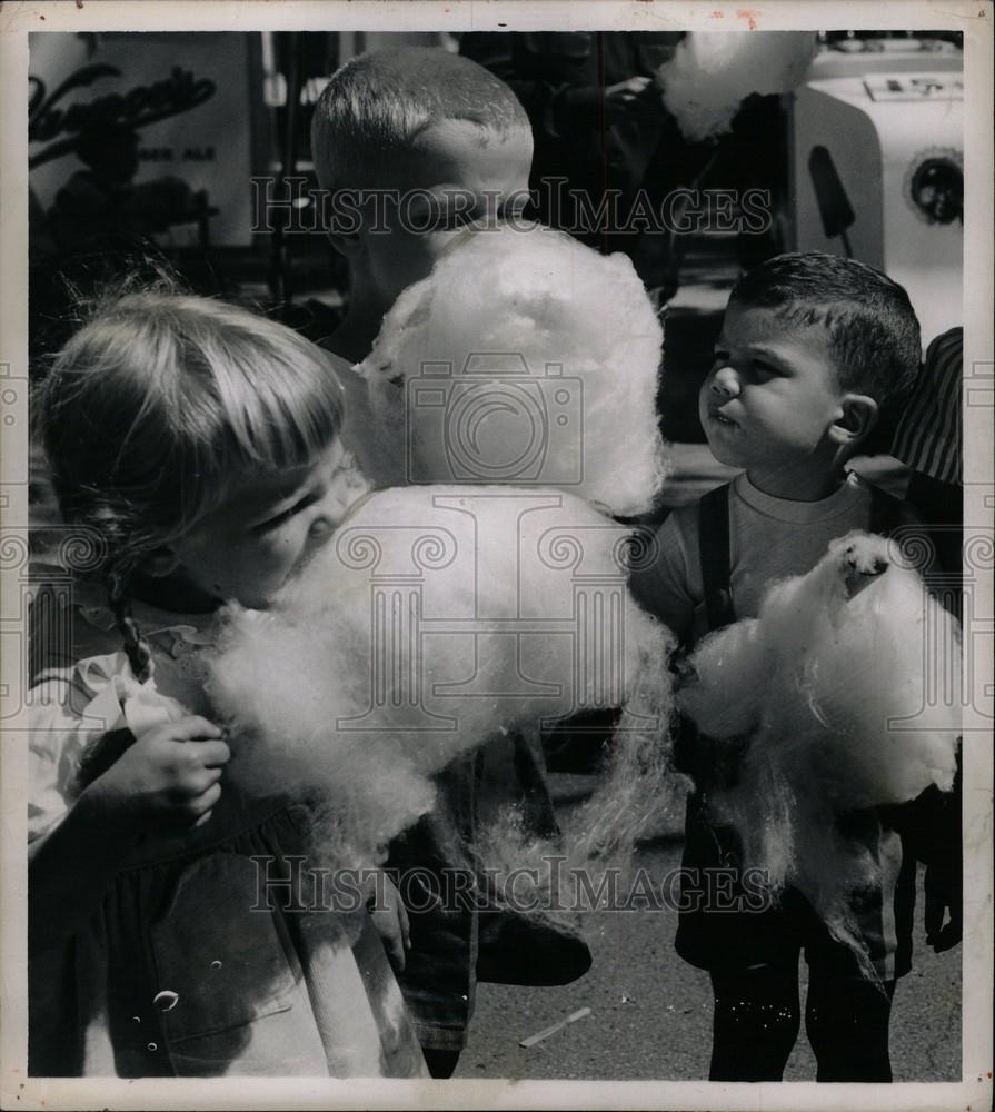 1955 Press Photo Michigan State Fair Students Festival - Historic Images
