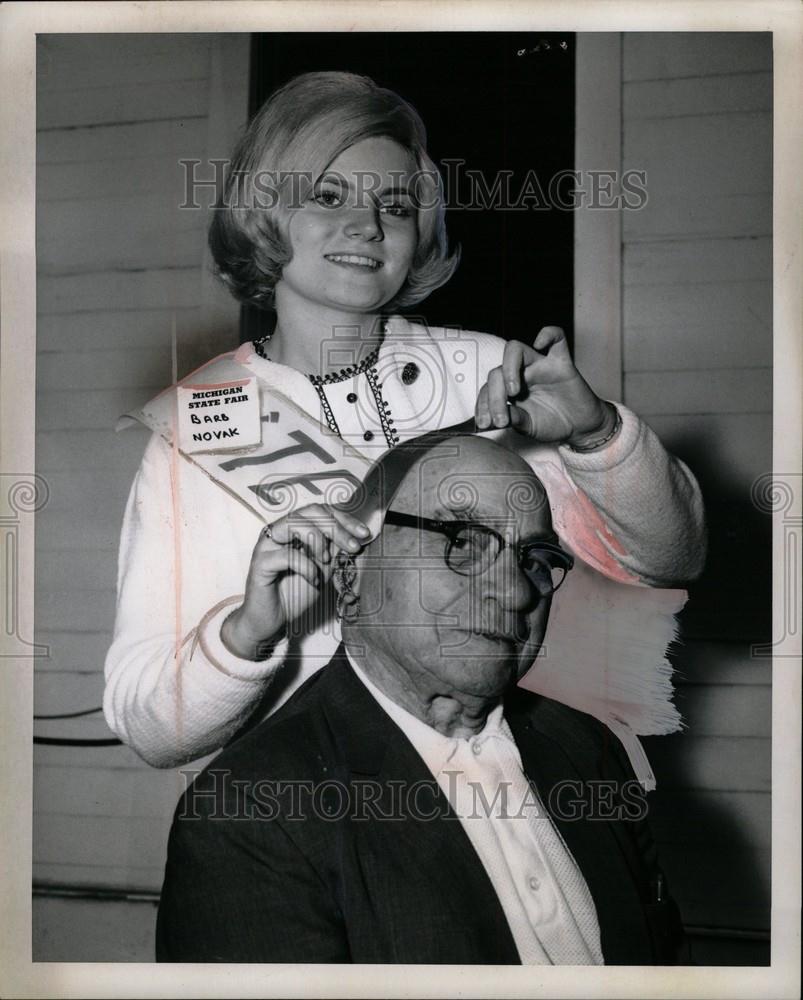 1965 Press Photo Michigan State Fair Christopher Fanfal - Historic Images