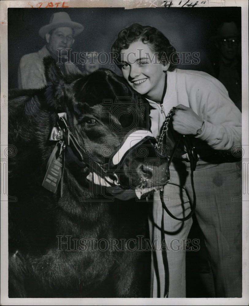 1953 Press Photo Livestock Shows - Historic Images