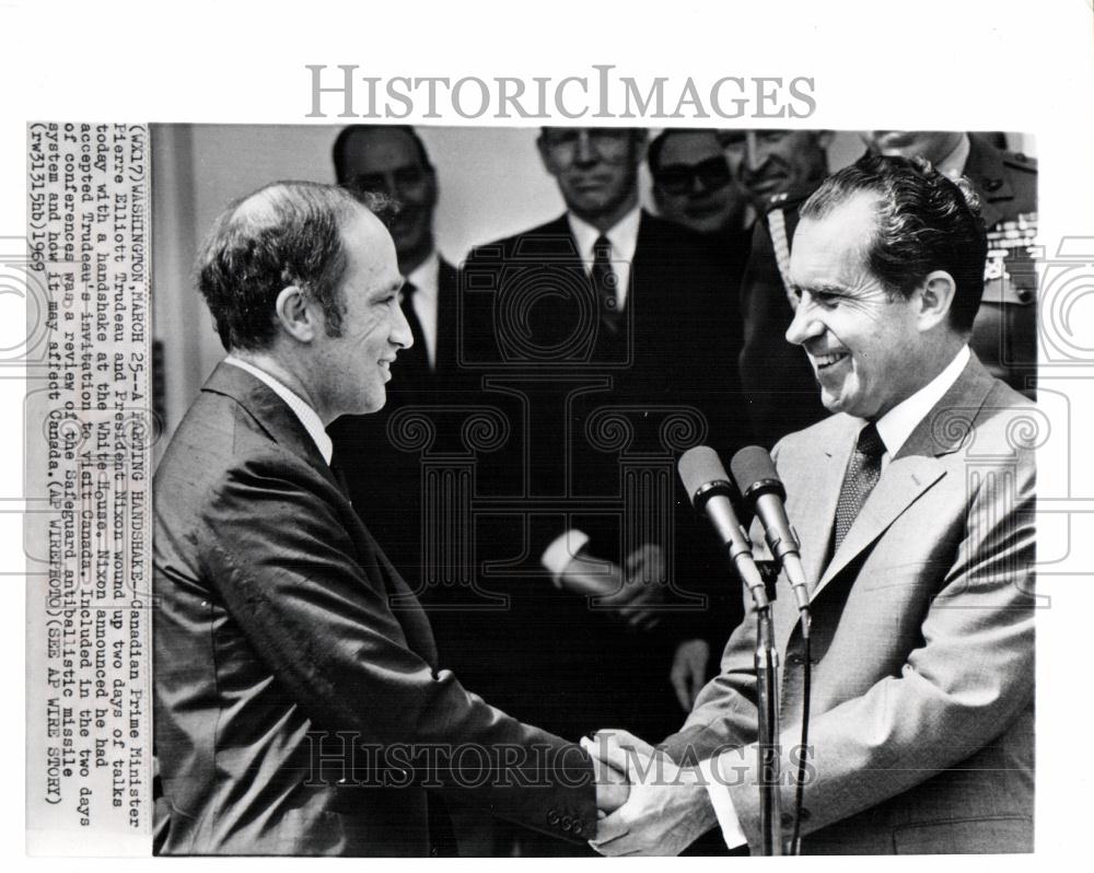 1969 Press Photo Pierre Elliott Trudeau Prime Minister - Historic Images