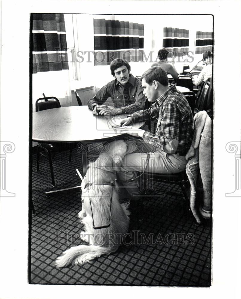 1982 Press Photo Leader dogs Seeing eye dogs - Historic Images