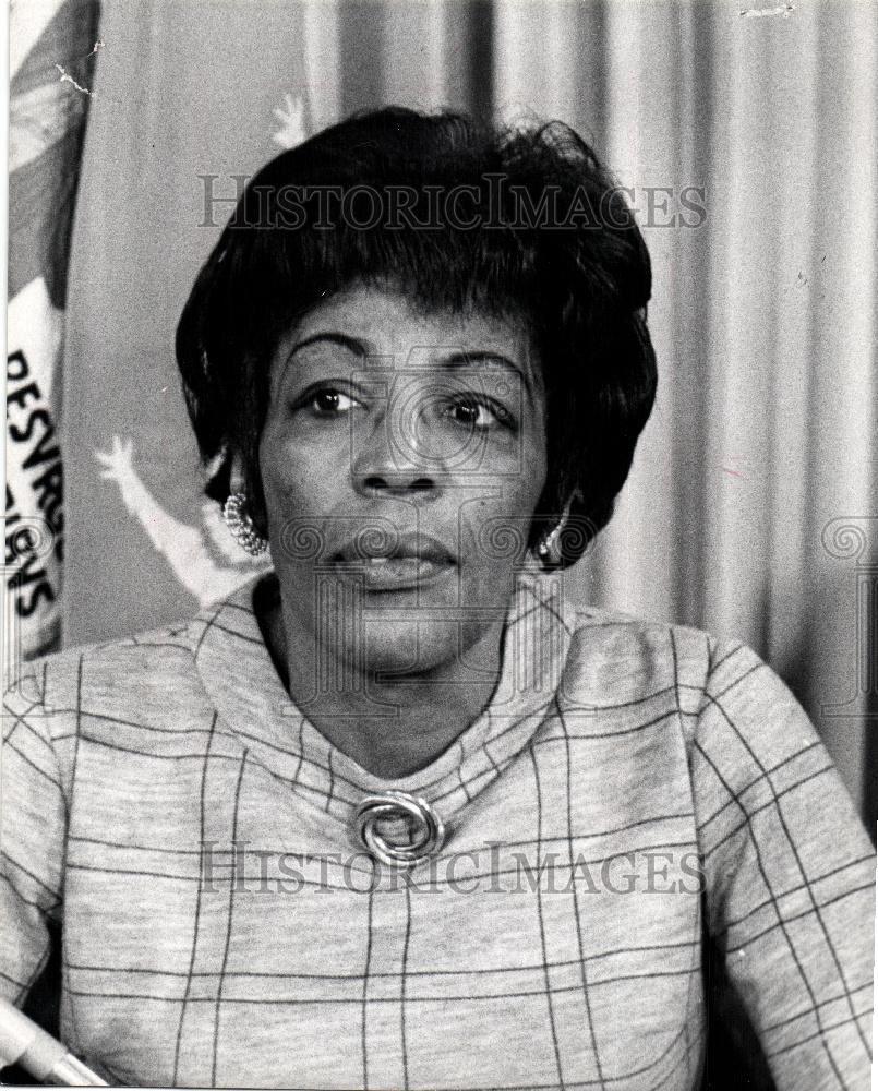 1971 Press Photo Georgia Brown Detroit's Anti-poverty - Historic Images