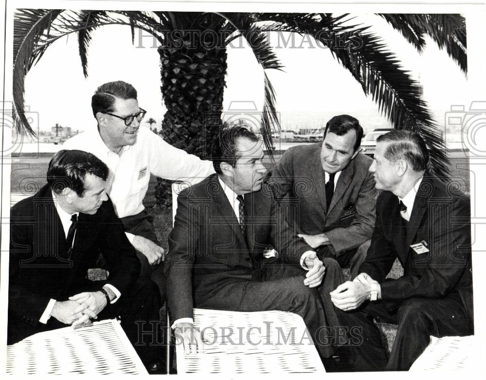 1968 Press Photo Richard Nixon San Diego - Historic Images