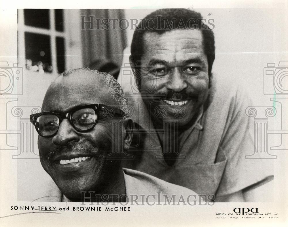 1970 Press Photo Sonny Terry blind blues musician - Historic Images