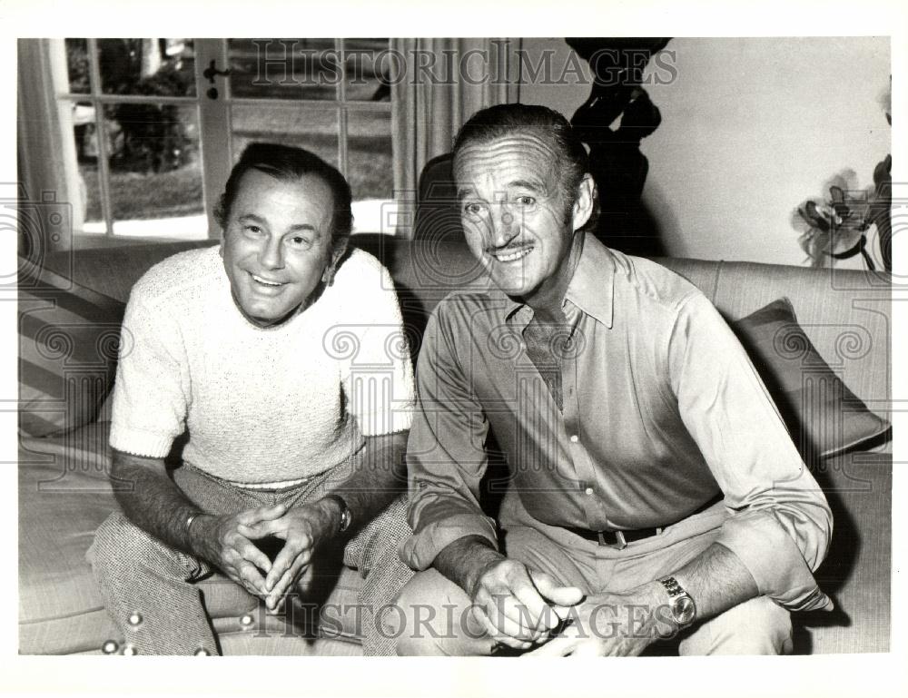 1973 Press Photo Jack paar david niven - Historic Images