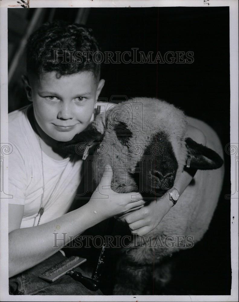 1956 Press Photo Michigan State Fair - Historic Images