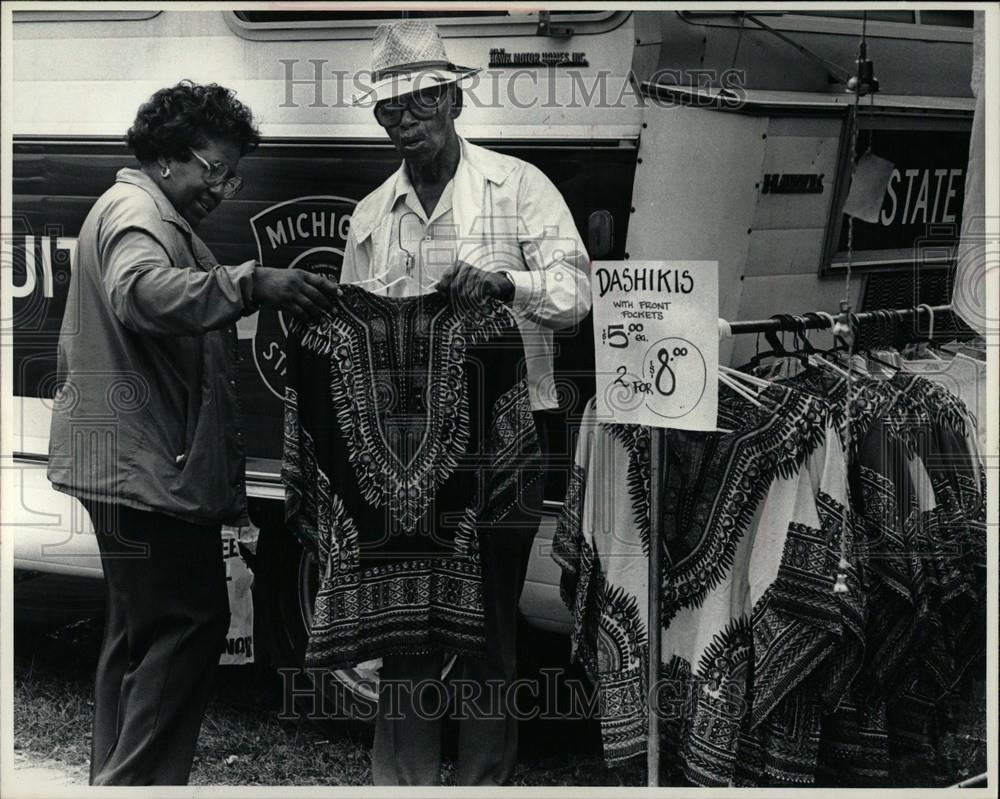 1982 Press Photo Mildred &amp; Elbert Boze Mich State Fair - Historic Images