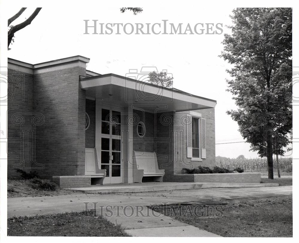 1954 Press Photo Leader Dogs Blind Rochester Dormitory - Historic Images