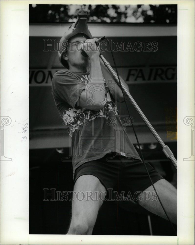 1988 Press Photo Eric Champnella Michigan State Fair - Historic Images