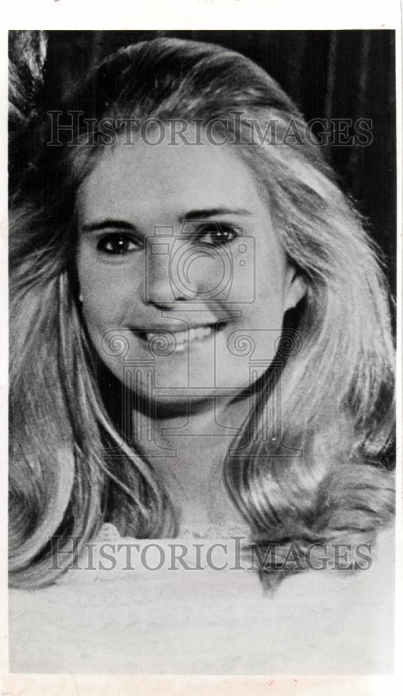 1970 Press Photo Tricia Nixon Cox Daughter President - Historic Images