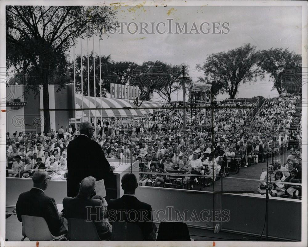 1968 Press Photo Michigan State Fair historic event - Historic Images