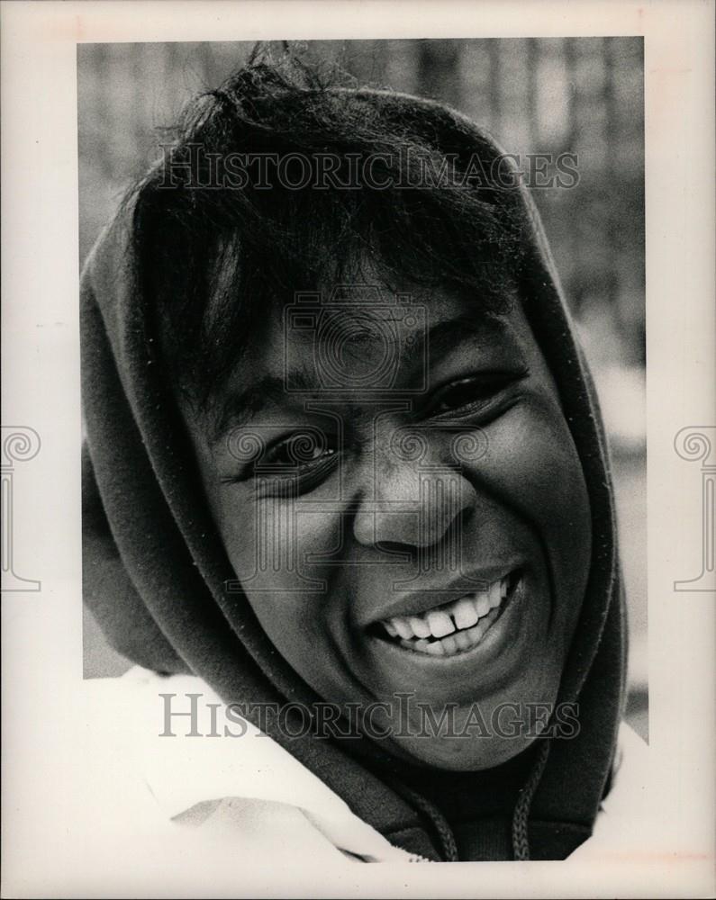 1988 Press Photo Janet Webb English Actress - Historic Images