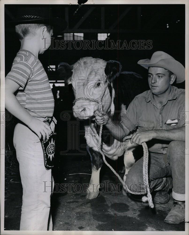 1962 Press Photo Donald Morse Broadview Farm State Fair - Historic Images