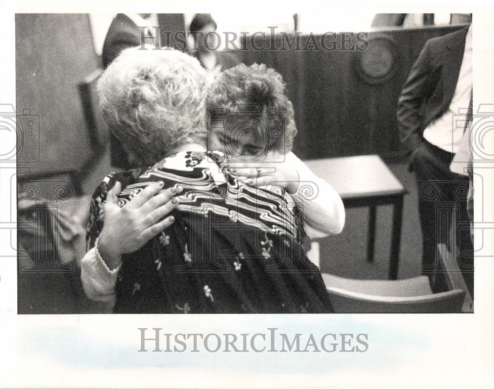 1988 Press Photo Doris Nixon Oakland County Probate - Historic Images