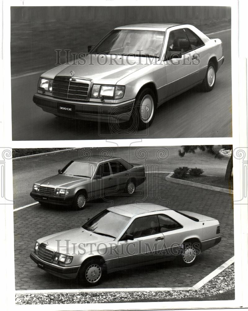 1987 Press Photo Mercedes Benz automobiles 300C 300CE - Historic Images