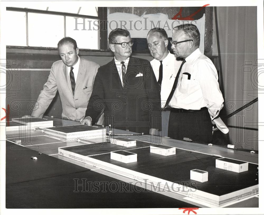 1961 Press Photo J Walsh Wm Lear G Ridings J Mildon - Historic Images