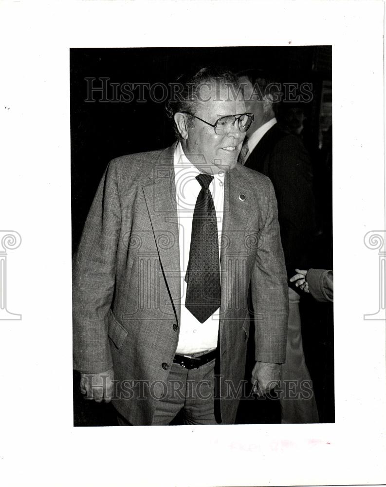 1984 Press Photo Horace Brown United Food Commercial - Historic Images