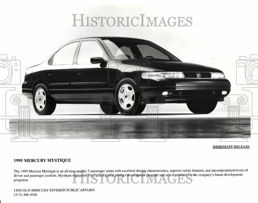 1994 Press Photo 1995 Mercury Mystique - Historic Images