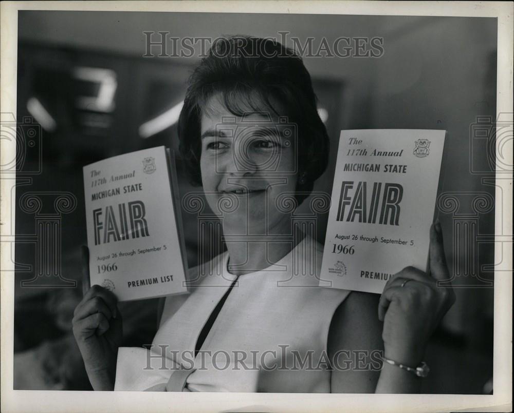 1966 Press Photo Michigan State Fair - Historic Images