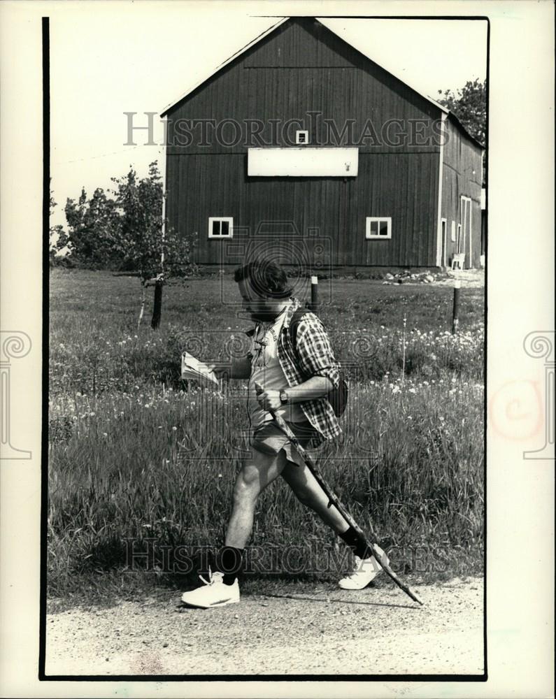 1987 Press Photo MICHIGAN PEACE CHURCH CHIPPEWA COUNTY - Historic Images