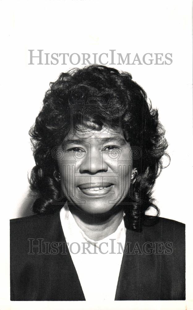 1989 Press Photo Rebecca Davis NAACP Fight For Freedom - Historic Images